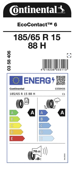 Detailbild: Continental PKW-Sommerreifen EcoContact™ 6