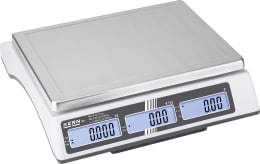 Produktbild: Kern Ladenwaage RIB mit drei digitalen Anzeigen und Edelstahl-Wiegeplatte