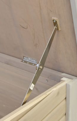 Lifestyle: KERBL Hühnerstall Emma 146 x 74 x 85 cm mit erhöhtem Anbau