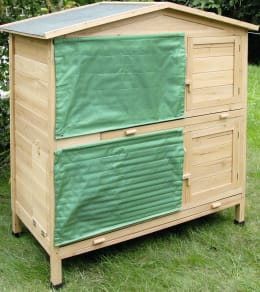Lifestyle: KERBL Kaninchenstall Appartement 118 x 61 x 130 cm