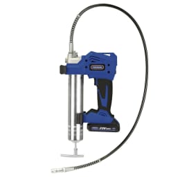 Produktbild: PRESSOL Akku-Fettpresse für 400-g-Fettkartuschen mit Akku (20V|2,0 Ah) und Ladegerät
