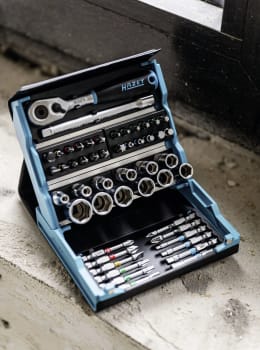 Produktbild: Hazet® Steckschlüsselsatz SmartCase 2200SC 1/4 50-teilig mit Kunststoff-Klappbox