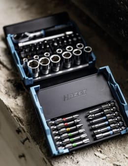 Produktbild: Hazet® Steckschlüsselsatz SmartCase 2200SC 1/4 50-teilig mit Kunststoff-Klappbox