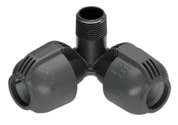 Produktbild: GARDENA Sprinklersystem Winkelstück Quick&Easy 25 mm x 3/4 AG