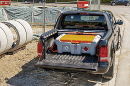 Produktbild: Cemo Tankanlage DT-Mobil Easy Pick-up 210 l, für Diesel, mobil, 12 V-Pumpe 30 l/min, mit Automatik-Zapfpistole