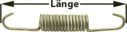 Produktbild: Zugfeder 110 mm für Handbremse Traktor Case IH, Fendt Favorit, Schlüter