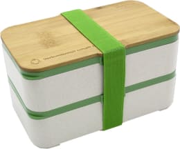 Produktbild: BayWa Brotbox, 19 x 13 x 11 cm, für eine komplette Mahlzeit, spülmaschinengeeignet
