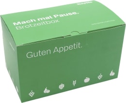 Produktbild: BayWa Brotbox, 19 x 13 x 11 cm, für eine komplette Mahlzeit, spülmaschinengeeignet