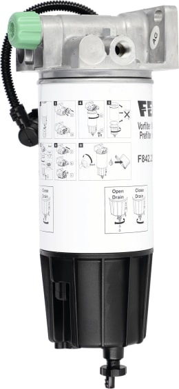 Produktbild: Fendt Kraftstoffvorfilter mit Heizung für Traktor Vario 300, 400, 500, 700, 800, 900