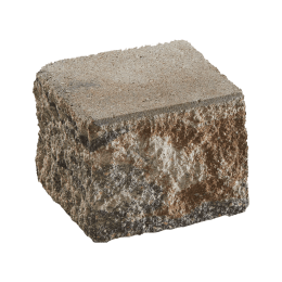 Produktbild: casafino Gartenmauer Beton Bruchsteinmauer muschelkalk-nuanciert, Halb-Endelement, 15 x 15 x 12 cm