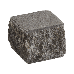 Produktbild: casafino Gartenmauer Beton Bruchsteinmauer graugranit-nuanciert, Halb-Endelement, 15 x 15 x 12 cm
