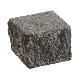 Produktbild: casafino Gartenmauer Beton Bruchsteinmauer graugranit-nuanciert, Halb-Endelement-Abdeckstein, 15 x 15 x 12 cm