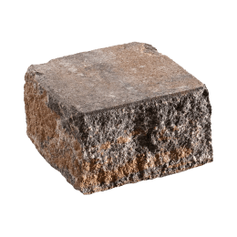 Produktbild: casafino Gartenmauer Beton Bruchsteinmauer XL muschelkalk-nuanciert, Halb-Endelement, 25 x 25 x 15 cm