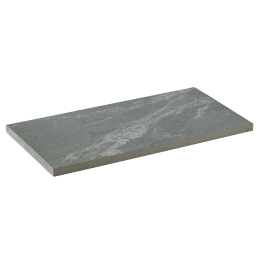 Produktbild: casafino Keramik Terrassenplatte Serie Stein, Gneis schwarz 80 x 40 x 2 cm