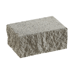 Produktbild: casafino Gartenmauer Beton Domizilmauer hellgrau Abdeckendstein groß 30 x 20 x 14 cm