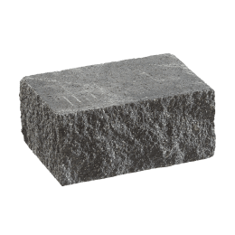 Produktbild: casafino Gartenmauer Beton Domizilmauer anthrazit Endstein groß 30 x 20 x 14 cm