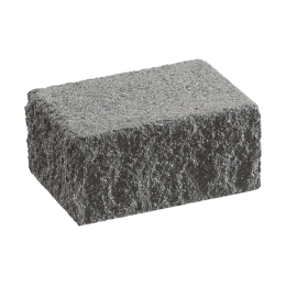 Produktbild: casafino Gartenmauer Beton Domizilmauer anthrazit Abdeck-Endstein groß 30 x 20 x 14 cm