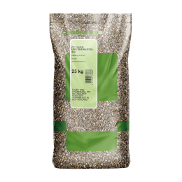 Produktbild: casafino Fluss– und Rheinkies 8 – 16 mm bunt-dunkel 25 kg Sack