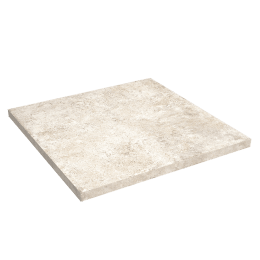 Produktbild: casafino GaLa Keramik PLUS Terrassenplatte Serie Retro, altweiß-marmoriert, 60 x 60 x 3 cm