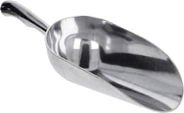 Produktbild: KERBL Futterschaufel 900 g rund, Aluminium, 29796