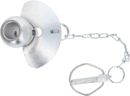 Produktbild: Kugelfangprofil für Unterlenkerfanghaken, mit Kette und Klappsplint