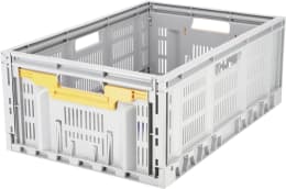 Produktbild: ALUTEC Obstkiste 46 l klappbar, durchbrochen, lebensmittelecht B x H x T: 600 x 230 x 400 mm