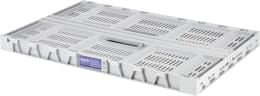 Produktbild: ALUTEC Obstkiste 46 l klappbar, durchbrochen, lebensmittelecht B x H x T: 600 x 230 x 400 mm