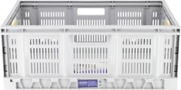 Produktbild: ALUTEC Obstkiste 46 l klappbar, durchbrochen, lebensmittelecht B x H x T: 600 x 230 x 400 mm