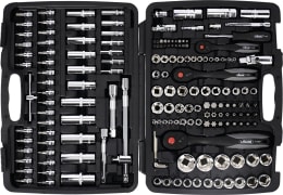 Set: Vigor® Steckschlüsselsatz 1/4, 3/8, 1/2, 172-teilig