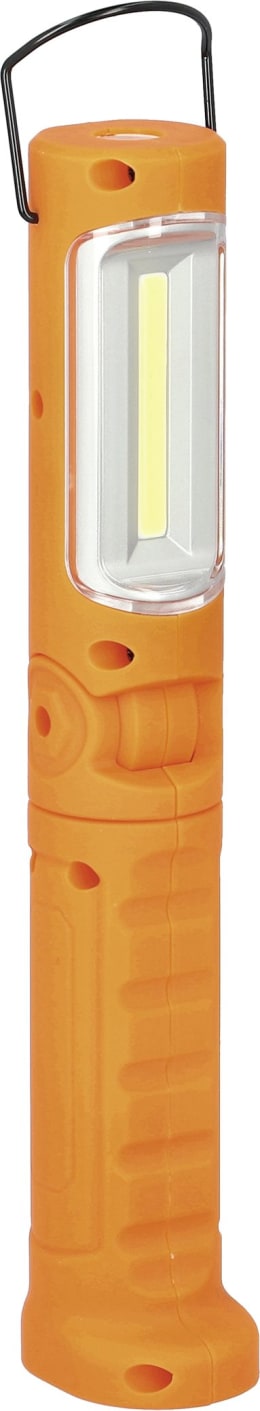 Produktbild: KUNZER LED-Akku-Arbeitsleuchte 300 lm, 70 lm Arbeits-/Kopflicht, 120° schwenkbar, orange, PL-023.2 ORANGE