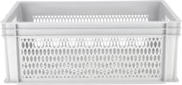 Produktbild: ALUTEC Obstkiste 39 l durchbrochen, lebensmittelecht B x H x T: 600 x 220 x 400 mm