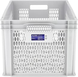 Produktbild: ALUTEC Obstkiste 70 l durchbrochen, lebensmittelecht B x H x T: 600 x 320 x 400 mm