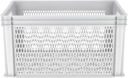 Produktbild: ALUTEC Obstkiste 70 l durchbrochen, lebensmittelecht B x H x T: 600 x 320 x 400 mm