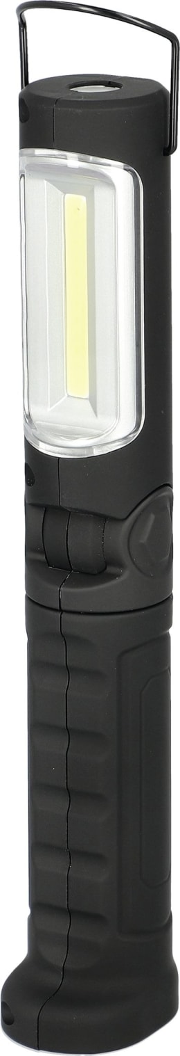 Produktbild: KUNZER LED-Akku-Arbeitsleuchte 300 lm, 70 lm Arbeits-/Kopflicht, 120° schwenkbar, schwarz, PL-023.2 SCHWARZ