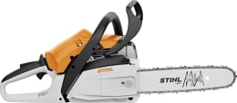 Produktbild: STIHL Benzin-Kettensäge MS 162 in Weiß-Orange mit Schwertlänge 30 cm