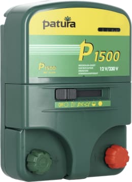 Produktbild: Patura Weidezaungerät P 1500 in Grün-Gelb für 12 V/230 V Betrieb