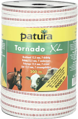Produktbild: Patura Breitband Tornado XL weiß, rot 12,5 mm