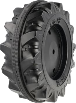 Produktbild: Rolly Toys® Vorderrad 226 x 86 - 10 mm-Achse für Trettraktor Farmtrac, ohne Laufreifen