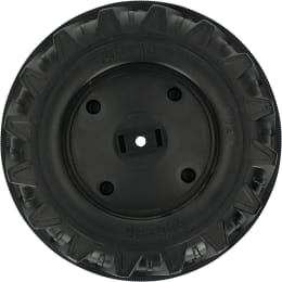 Produktbild: Rolly Toys® Hinterrad 308 x 98 - 12 mm-Achse mit Laufreifen, für Hinterachse mit Krallenmitnehmer, bis Bj. 07.05
