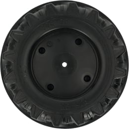 Produktbild: Rolly Toys® Hinterrad 308 x 98 - 12 mm-Achse mit Laufreifen, für Hinterachse mit Krallenmitnehmer, bis Bj. 07.05