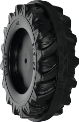 Produktbild: Rolly Toys® Vorderrad 308 x 98 - 10 mm-Achse mit Laufreifen, für alle rolly toys®/Fendt Trettraktoren