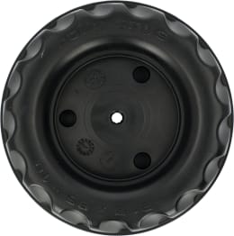 Produktbild: Rolly Toys® Vorderrad 210 x 85 - 10 mm-Achse für Trettraktor rollyKid und Anhänger, ohne Laufreifen