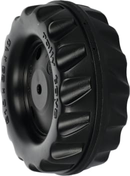 Produktbild: Rolly Toys® Vorderrad 210 x 85 - 10 mm-Achse für Trettraktor rollyKid und Anhänger, ohne Laufreifen