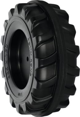 Produktbild: Rolly Toys® Hinterrad 335 x 120 - 12 mm-Achse mit Laufreifen, für Hinterachse mit Vierkantmitnehmer