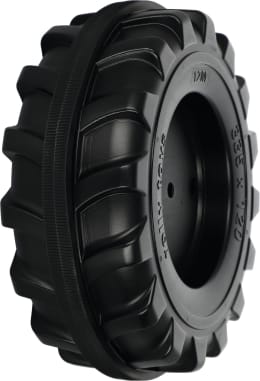 Produktbild: Rolly Toys® Hinterrad 335 x 120 - 12 mm-Achse mit Laufreifen, für Hinterachse mit Vierkantmitnehmer