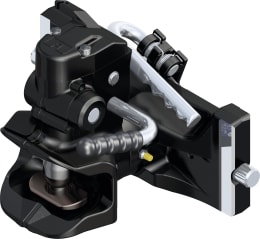 Produktbild: Rockinger Zugmaul RO865D automatisch ohne Sicherheitssensor, mit Adapterplatte, 323/22/30 mm, Ø Bolzen 38 mm