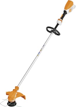 Produktbild: STIHL Akku-Motorsense FSA 60 R in Orange-Weiß mit Führungsgriff und Schneidkopf