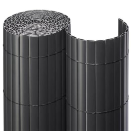 Produktbild: NOOR Sichtschutzmatte PVC anthrazit 1,2 x 3 m Sichtschutz Kunststoff