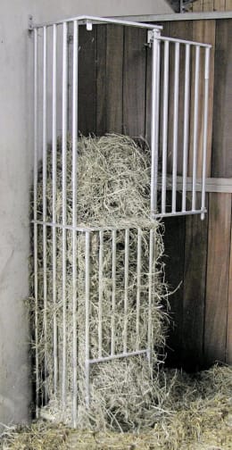 Lifestyle: Growi® Heuraufe Ulina 80 x 200 x 40 cm, Fassungsvermögen 24 kg, Wandmontage, für Pferde, loses Heu