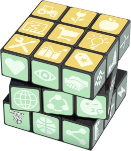 Produktbild: BayWa Zauberwürfel von Rubik's 3x3 für Kinder und Erwachsene